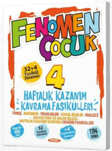 Kurmay Yayınları Fenomen Çocuk 4. Sınıf Haftalık Kazanım Fasikülleri