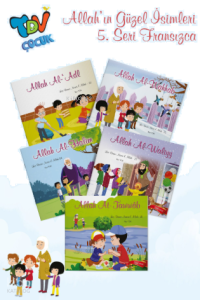 Les Beaux Noms D' Allah - Allahın Güzel İsimleri 5 Set 5 Kitap