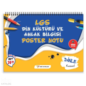 LGS Din Kültürü ve Ahlak Bilgisi Poster Notu