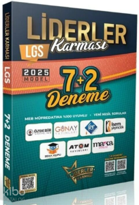 Liderler Karması 2025 Model 8. Sınıf LGS Tüm Dersler 7+2 Deneme