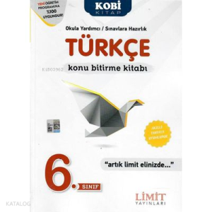 Limit 6.Sınıf Türkçe Konu Bitirme Kitabı
