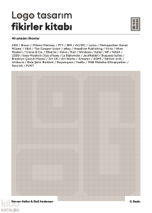 Logo Tasarım Fikirler Kitabı;40 Ustadan İlhamlar