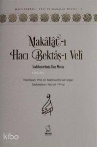 Makalat-ı Hacı Bektaş-ı Veli (Sadeleştirilmiş Tam Metin)