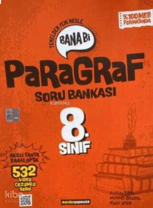 Maraton Yayıncılık 8. Sınıf Bana Bi Türkçe Paragraf Soru Bankası