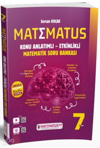 Matematus 7. Sınıf Matematik Konu Anlatımlı Etkinlikli Soru Bankası
