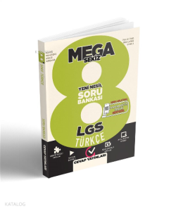 Mega 8 Lgs Türkçe Yeni Nesil Soru Bankası