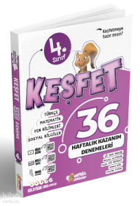 Meraklı Zihinler Yayınları 4. Sınıf 36 Haftalık  Kazanım Denemeleri