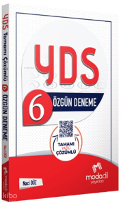 Modadil Yayınları YDS Tamamı Yazılı Çözümlü 6 Özgün Deneme