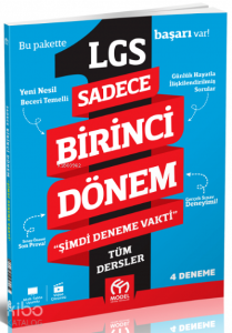 Model 8.Sınıf 1.Dönem Tüm Dersler 4 Deneme