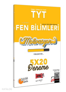Motivasyon TYT Fen Bilimleri 5x20 Deneme