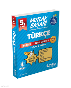 Muba Yayınları 5.Sınıf Türkçe Fasikül + Soru Bankası