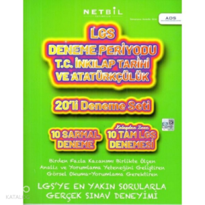 Netbil 8. Sınıf LGS T.C İnkılap Tarihi ve Atatürkçülük Periyot 20 li Deneme Seti