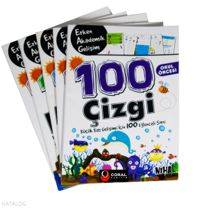 Niha Çocuk Okul Öncesi Erken Akademik Gelişim 100 Etkinlik (5 Kitap Set) 5+Yaş