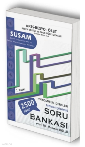 ÖABT Beden Eğitimi SUSAM Psikososyal Dersleri Soru Bankası Çözümlü