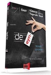 ÖABT de Ayrı Türkçe Öğretmenliği Yaprak Test 2017