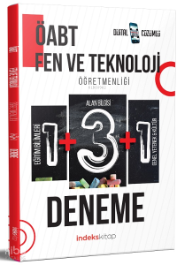 ÖABT Fen ve Teknoloji Öğretmenliği 5 Deneme Dijital Çözümlü