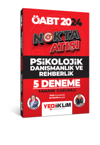 ÖABT Nokta Atışı Psikolojik Danışmanlık ve Rehberlik Tamamı Çözümlü 5 Deneme