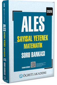 Öğreti Akademi 2026 ALES Sayısal Yetenek Matematik Tamamı Çözümlü Soru Bankası