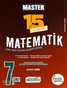 Okyanus 7. Sınıf Master 15 Matematik Denemesi