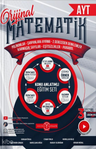 Orijinal Yayınları AYT Polinom Çarpanlara Ayırma 2. Dereceden Denklemler Karmaşık Sayılar Eşitsizlik Parabol Konu Anlatım
