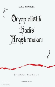 Oryantalistik Hadis Araştırmaları