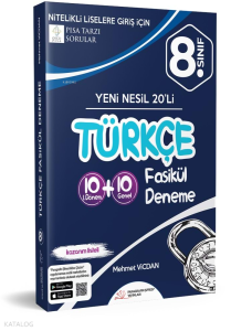Paragrafın Şifresi 8. Sınıf LGS Türkçe Denemeleri (10+10X20)