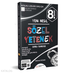 Paragrafın Şifresi 8. Sınıf Yeni Nesil Sözel Yetenek Soru Bankası