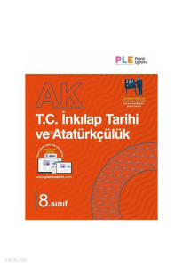 PLE Yayınları 8.Sınıf - İnkılap Tarihi Alıştırma Kitabı