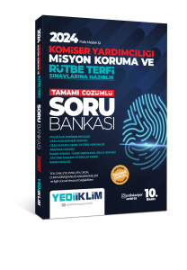 Polis Meslek İçi Komiser Yardımcılığı Misyon Koruma ve Rütbe Terfi Sınavlarına Hazırlık Tamamı Çözümlü Soru Bankası