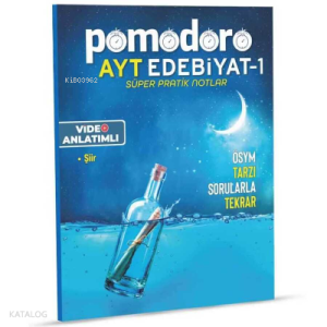 Pomodoro AYT Edebiyat-1 Konu Soru Süper Pratik Notlar