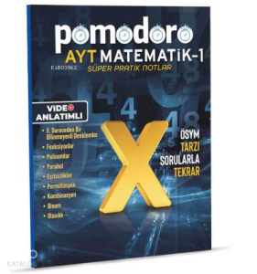 Pomodoro AYT Matematik-1 Konu Soru Süper Pratik Notlar