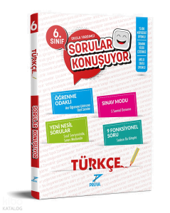 Pruva Akademi 6. Sınıf Türkçe Sorular Konuşuyor Soru Bankası