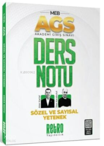 Retro Yayıncılık AGS Sözel ve Sayısal Yetenek Ders Notu