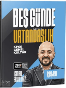 Retro Yayıncılık KPSS Genel Kültür Beş Günde Vatandaşlık Kamp Kitabı