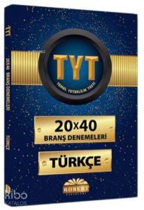 Robert Yayınları TYT Temel Matematik 20x40 Branş Denemeleri Robert 