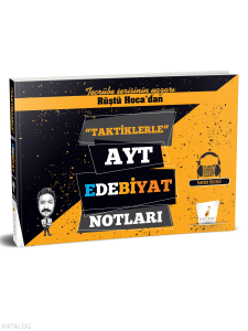 Rüştü Hoca'dan Taktiklerle AYT Edebiyat Notları