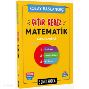 Şenol Hoca Yayınları Çıtır Çerez Matematik Soru Bankası