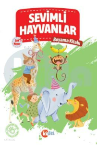 Sevimli Hayvanlar Boyama Kitabı