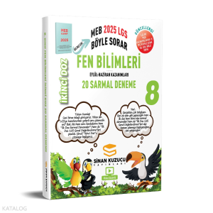 Sinan Kuzucu Yayınları 8. Sınıf İkinci Doz Sarmal Branş Denemeleri Fen Bilimleri ( 2025 LGS )