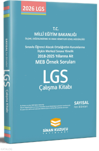 Sinan Kuzucu Yayınları Meb Örnek Soruları Sayısal Çalışma Kitabı - Fen Bilimleri