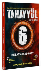 Tahayyül ÖABT MEB-AGS Din Kültürü Öğretmenliği Sniper 6 Deneme