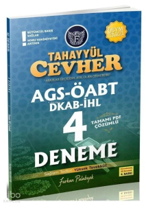 Tahayyül ÖABT MEB-AGS Din Kültürü ve Ahlak Bilgisi Cevher 4 Deneme Çözümlü