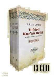 Tefsirli Kur’an Meali ( 3 Cilt Takım );Kur'an-ı Hakim ve Meal-i Kerim