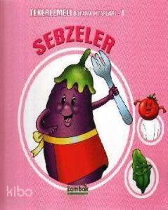 Tekerlemeli Boyama Kitapları 1 - Sebzeler