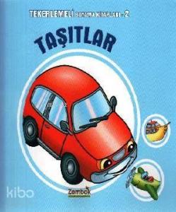 Tekerlemeli Boyama Kitapları 2 - Taşıtlar