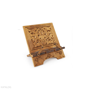 TS021-Ahşap Masaüstü Delikli Hafız Rahle