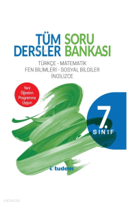 Tudem 7.Sınıf Tümdersler Soru Bankası