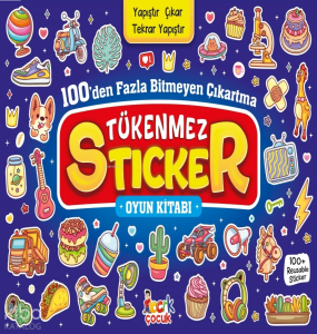 Tükenmez Sticker;100'den Fazla Bitmeyen Çıkartma - (Yapıştır Çıkar Tekrar Yapıştır)
