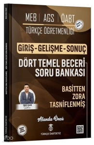 Türkçe ÖABTDEYİZ ÖABT MEB-AGS Türkçe Dört Temel Beceri Giriş-Gelişme-Sonuç Soru Bankası Çözümlü