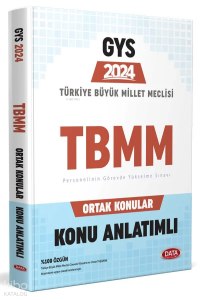 Türkiye Büyük Millet Meclisi (TBMM) GYS Ortak Konular Konu Anlatımlı